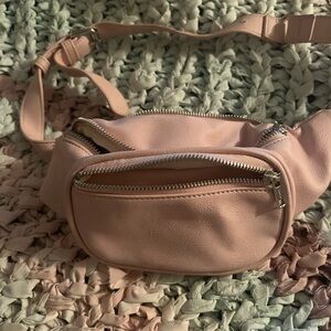 Brandy Melville faux leather Pink Women's Crossbody Bag